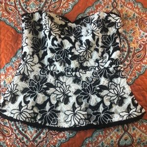 White House Black Market bustier